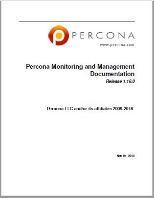 Percona pmm documentation
