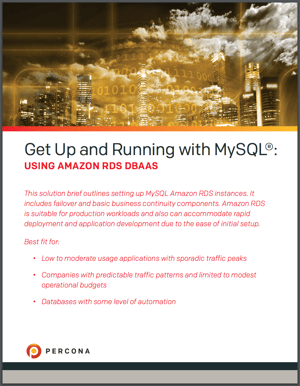 Get Up and Running with MySQL® Using Amazon RDS DBaaS