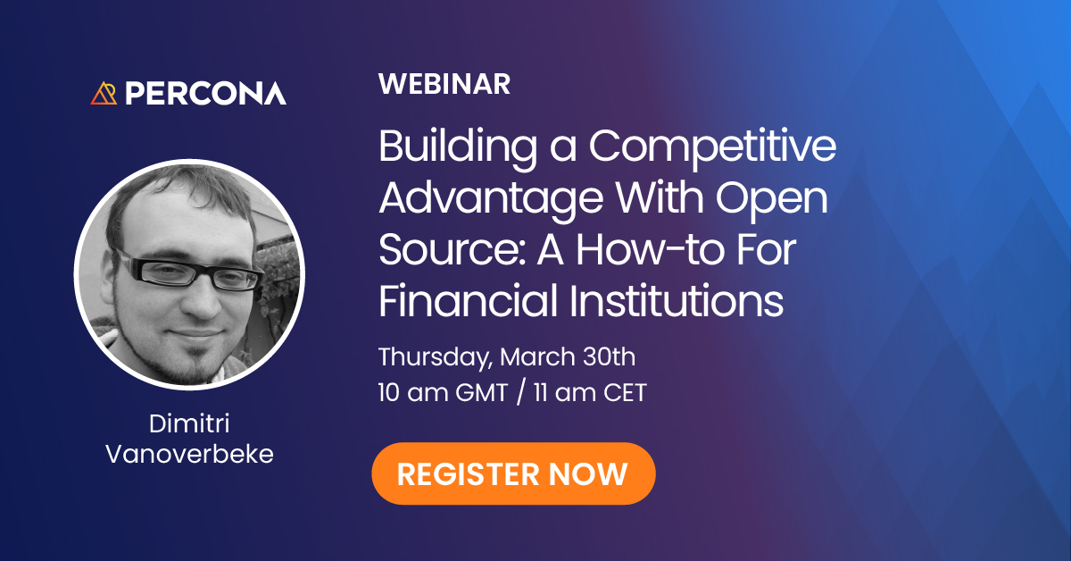 Building a Competitive Advantage With Open Source For Finserv