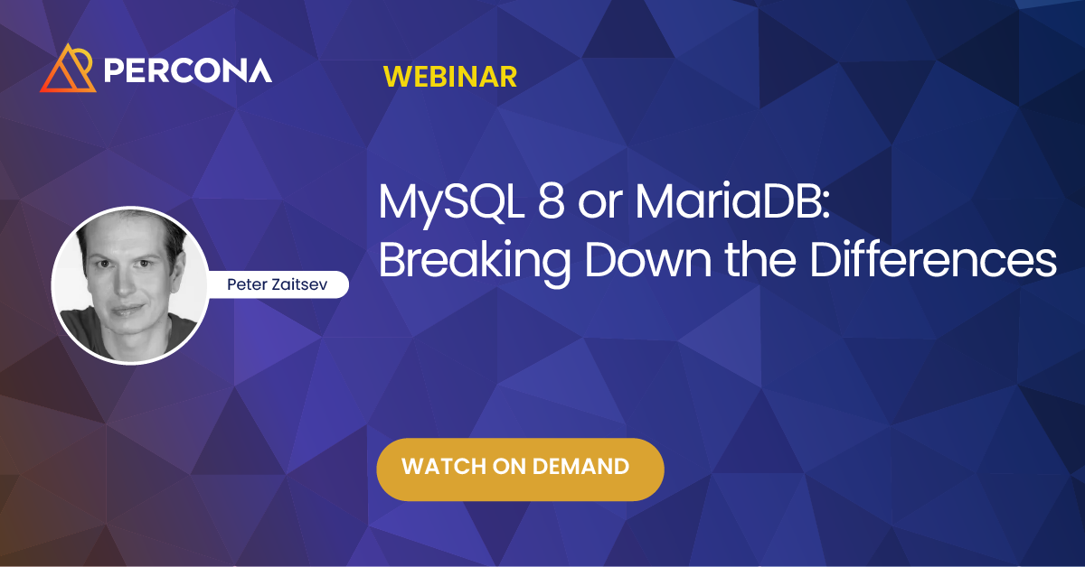 Mysql 8 or mariadb breaking down the differences